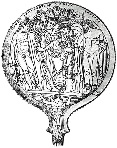 Rasna Museo Etrusco Perugia - Specchio Divinatorio